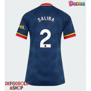 Arsenal William Saliba #2 Udebanetrøje Dame 2026-27 Kort ærmer Arsenal William Saliba #2 Udebanetrøje Dame 2026-27 Kort ærmer